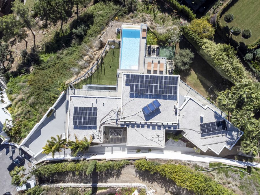 Moderne Villa mit Meerblick in El Herrojo, La Quinta