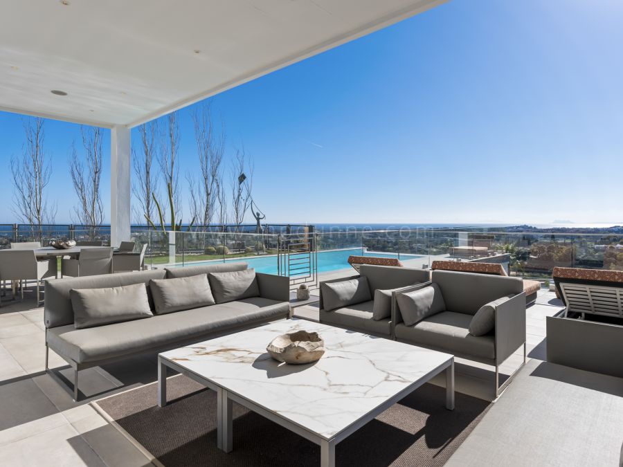 Moderne Villa mit Meerblick in El Herrojo, La Quinta