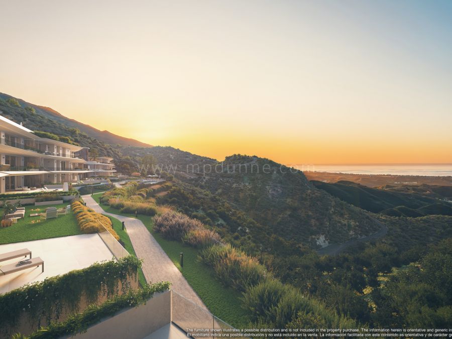 Appartement Moderne avec Vue Panoramique à Real de la Quinta, Marbella