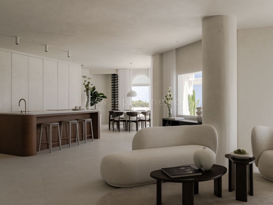 Modernes Penthouse mit privatem Pool und Meerblick in Marbellas Golden Mile