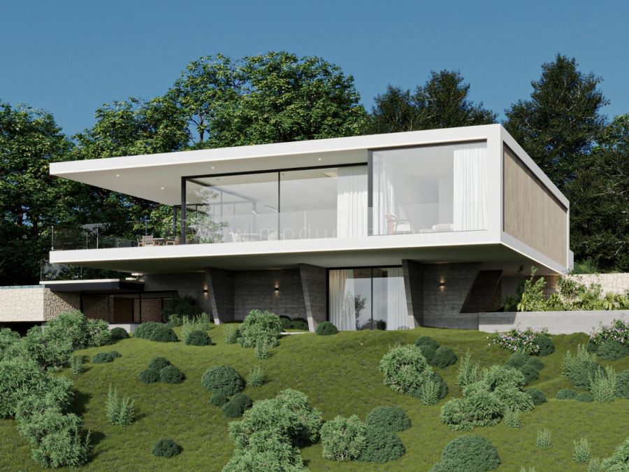 Vier Schlafzimmer Villa mit Meerblick in Monte Mayor