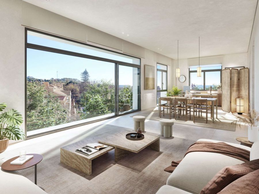 Modern Apartment with Terrace and Sea Views in El Limonar, Málaga