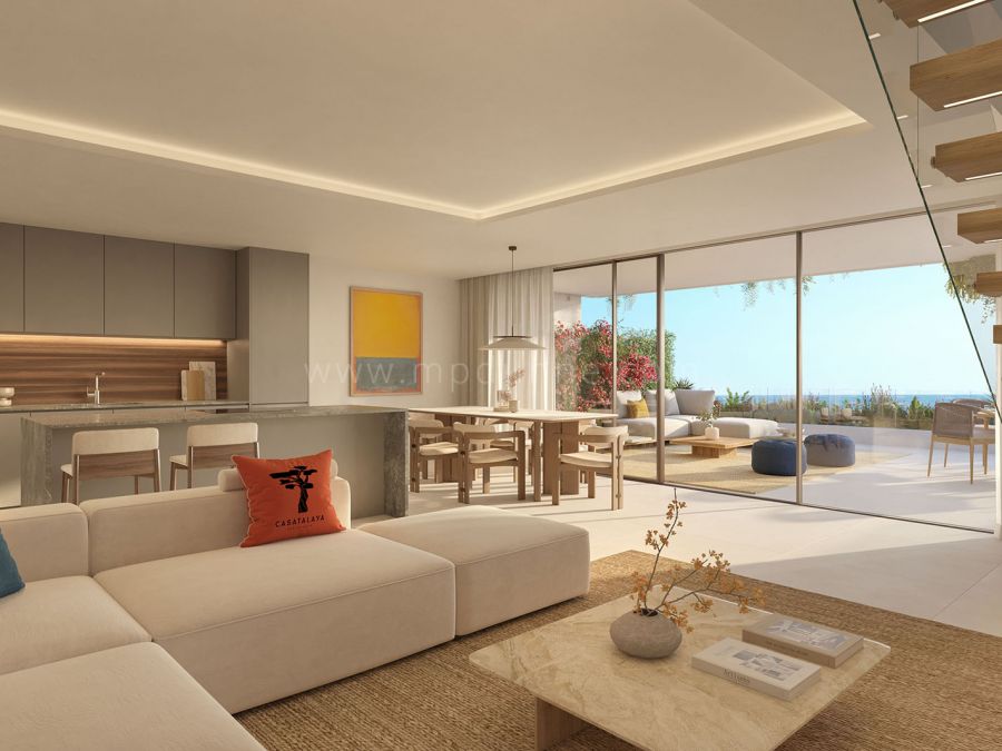 Drei-Zimmer-Wohnung mit Garten in Benalmádena