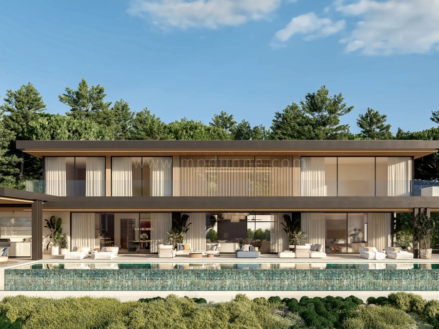 Moderne Villa mit Meerblick in Sierra Blanca, Marbella