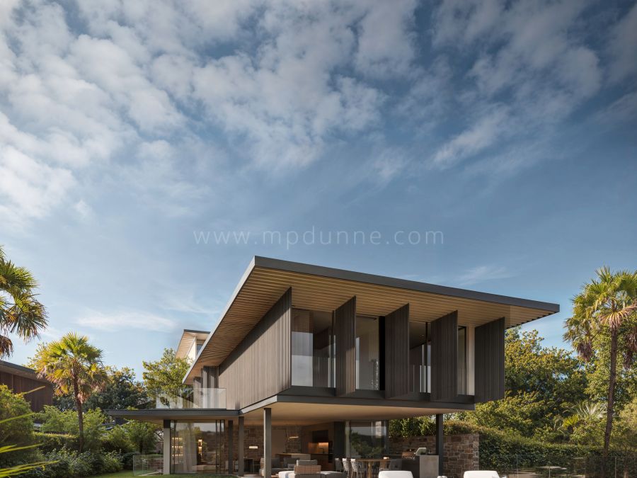 Villa moderne avec vue mer à La Cerquilla, Marbella