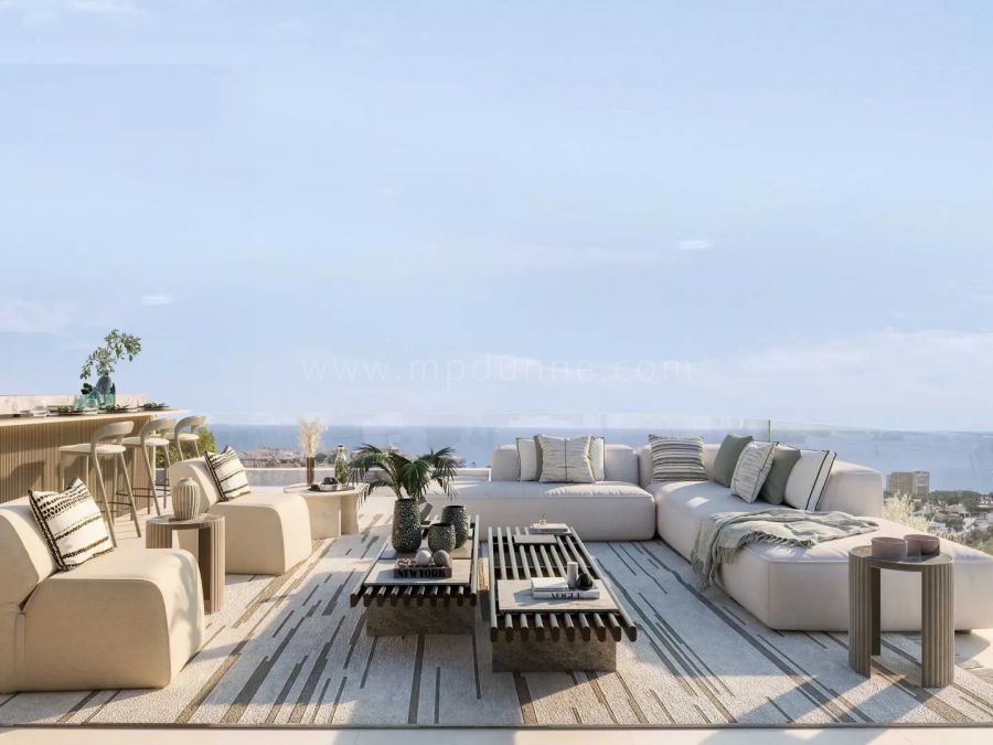 Modern Apartment with Private Terrace in Elviria Hills