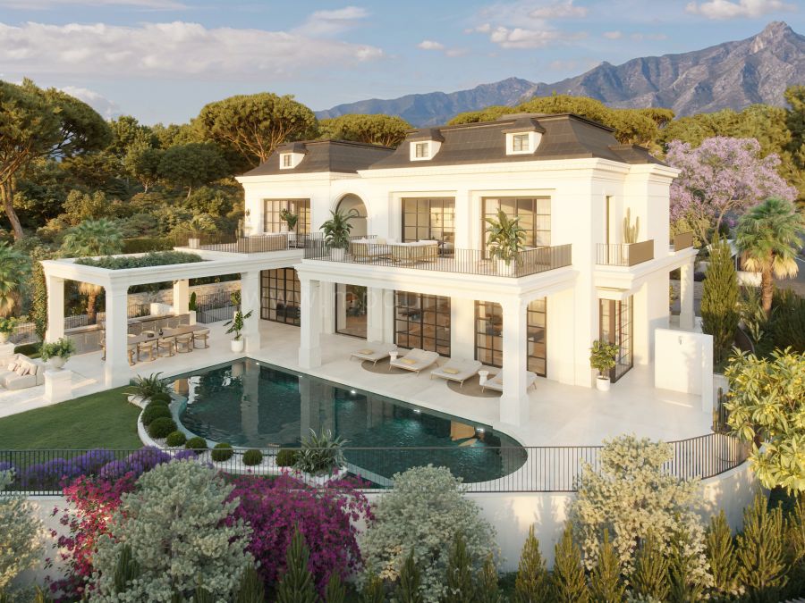Luxus-Villaprojekt zum Verkauf in Sierra Blanca, Marbella