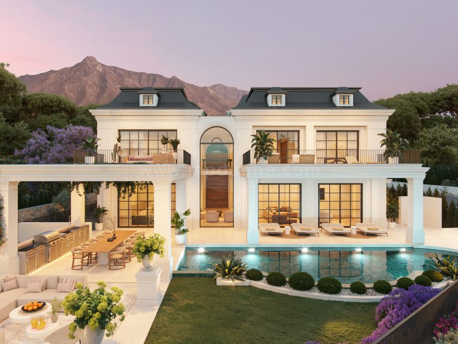 Luxus-Villaprojekt zum Verkauf in Sierra Blanca, Marbella