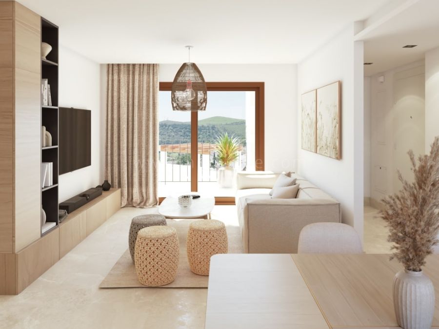 Moderne Zwei-Schlafzimmer-Wohnung im Herzen von Benahavís