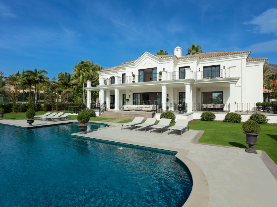 Villa Familiale de Luxe avec Vue sur la Mer à Sierra Blanca, Marbella