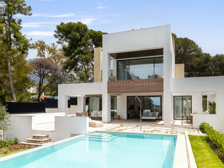 Moderne Villa mit Meerblick in La Fuente, Marbella Golden Mile