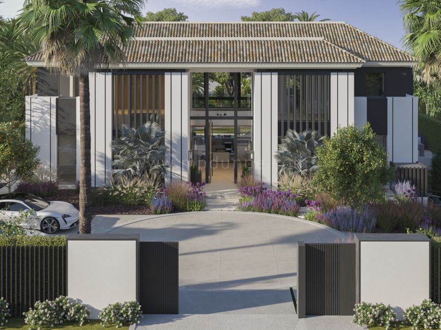 Moderne Villa mit Meer- und Bergblick in Rocío de Nagüeles