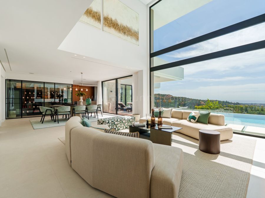 Moderne Mediterrane Villa mit Panoramablick in Lomas de La Quinta