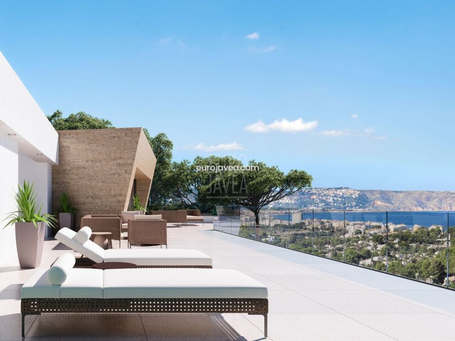 Luxury villa under construction for sale in Jávea with stunning sea views