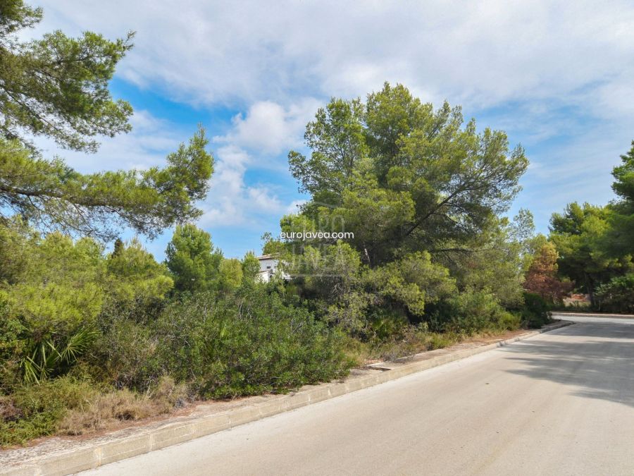 Parcela llana a la venta en Jávea en la zona de Costa Nova Granadella .