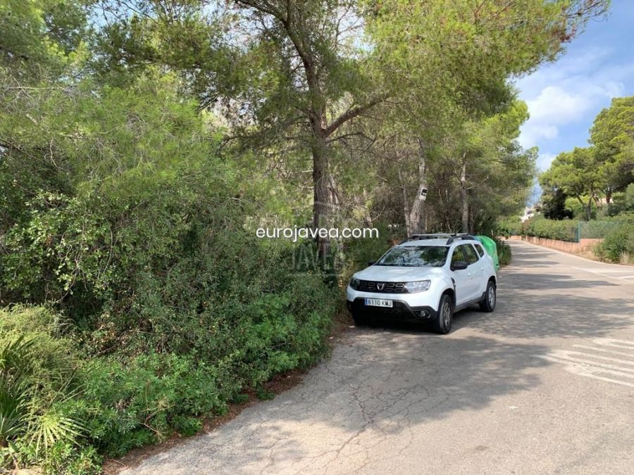 Set of 2 plots for sale in Jávea in Costa Nova Granadella, for building a house or commercial use