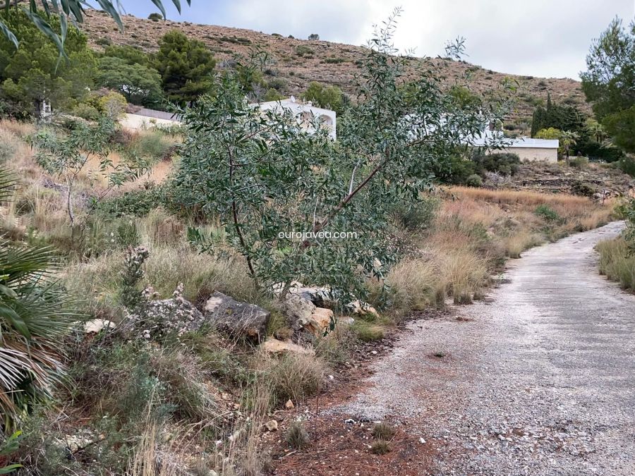 Flat plot for sale in Jávea near the town area, in an urbanized area