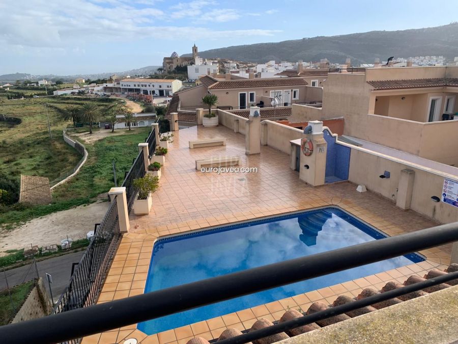 Penthouse for sale in Benitachell with open views and large private terrace
