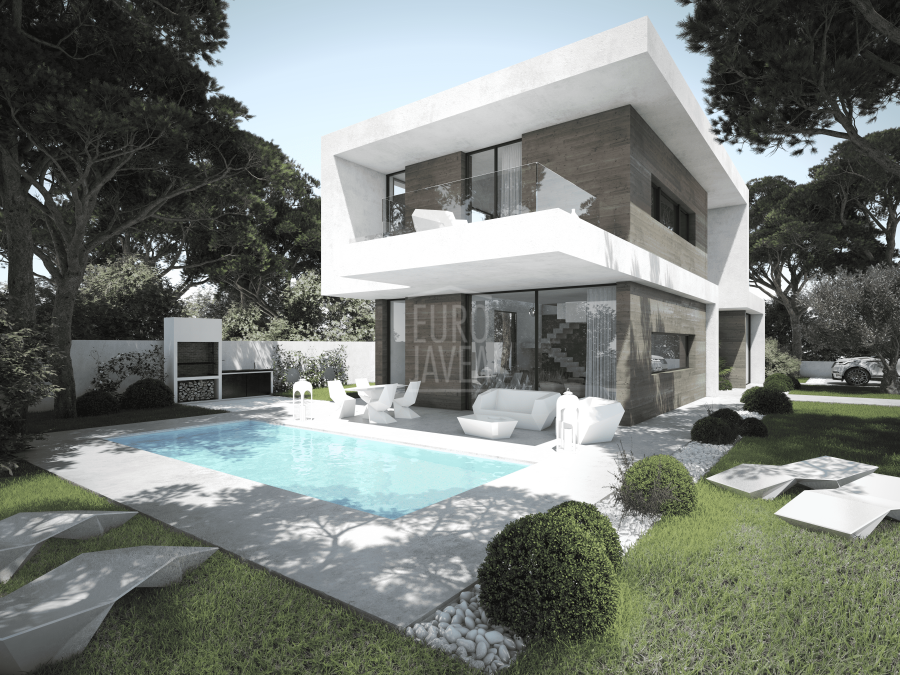 Project for modern style housing, for sale in Jávea.