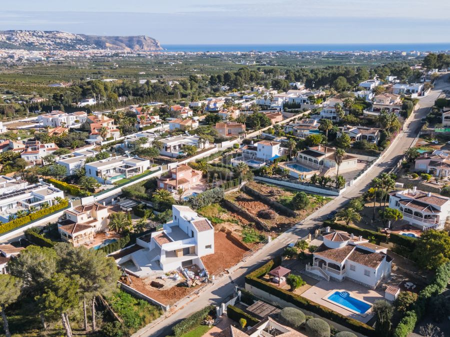 Nouvelle villa de luxe près de la plage d'Arenal avec vue imprenable sur le Montgo