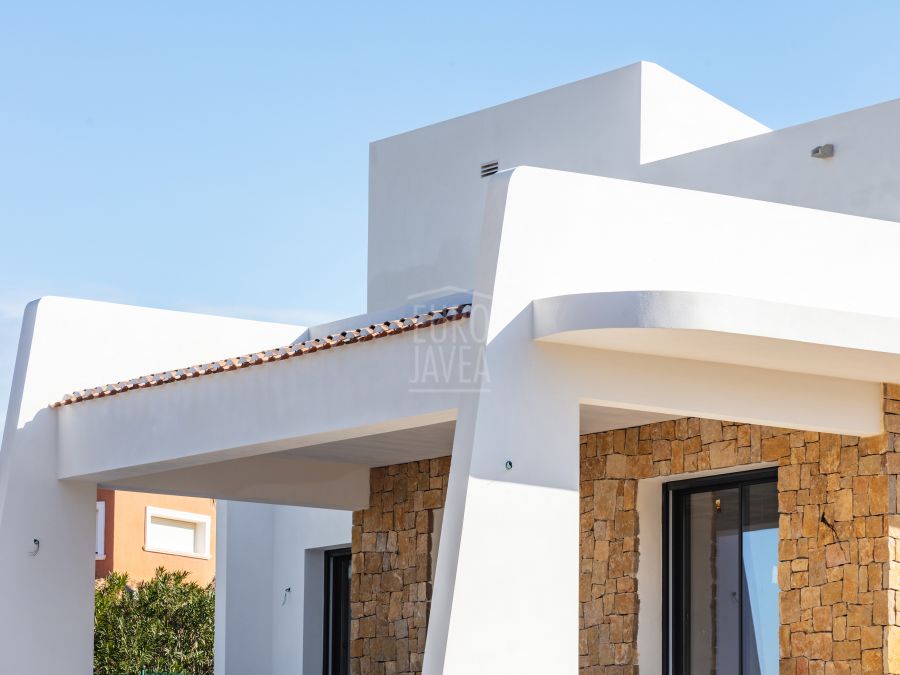 Nouvelle villa de luxe près de la plage d'Arenal avec vue imprenable sur le Montgo