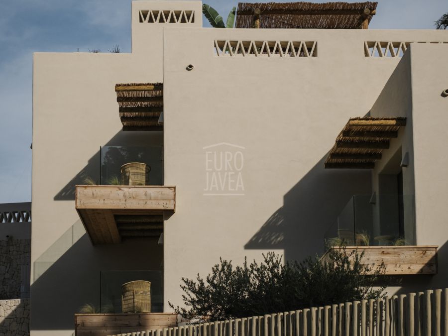 " Casa Garrofer " Lujosa villa de estilo Ibiza con vistas panorámicas al mar