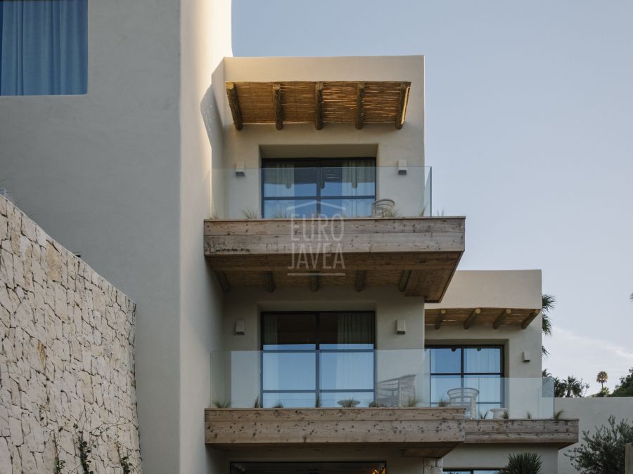 " Casa Garrofer " Lujosa villa de estilo Ibiza con vistas panorámicas al mar