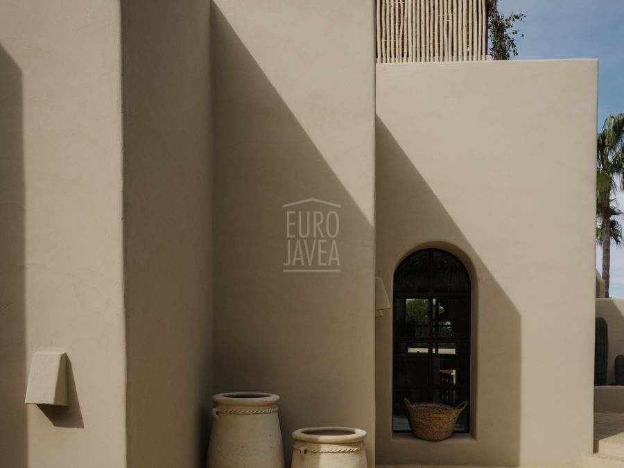 " Casa Garrofer " Lujosa villa de estilo Ibiza con vistas panorámicas al mar