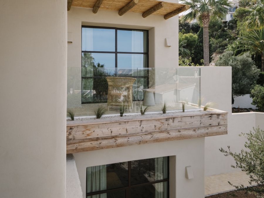 " Casa Garrofer " Lujosa villa de estilo Ibiza con vistas panorámicas al mar