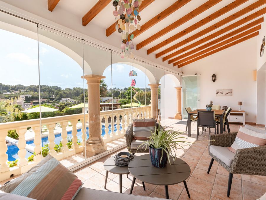 Villa de lujo en exclusiva con vistas panorámicas cerca de la Playa del Arenal