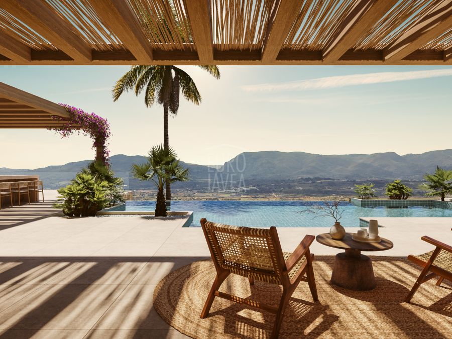 "Villa Aura" , un proyecto en exclusiva a los pies del Montgó . Con licencia concedida lista para construir