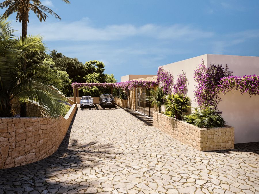 "Villa Aura" , un proyecto en exclusiva a los pies del Montgó . Con licencia concedida lista para construir