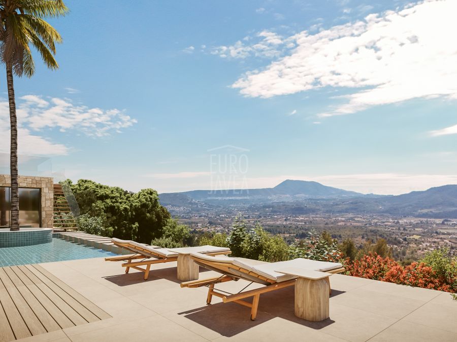 "Villa Aura" , un proyecto en exclusiva a los pies del Montgó . Con licencia concedida lista para construir