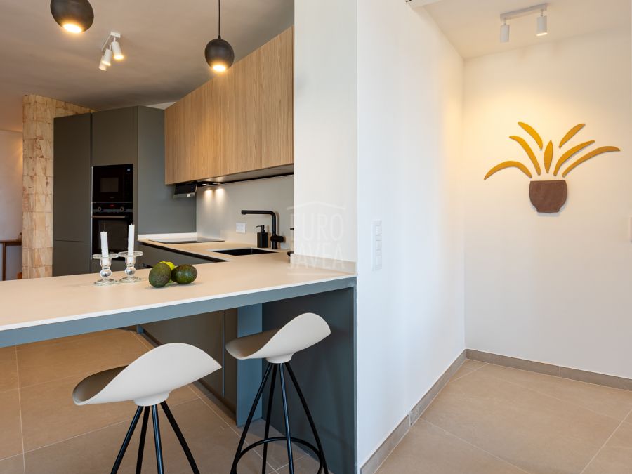 Penthouse de luxe dans le port de Jávea avec vue dégagée