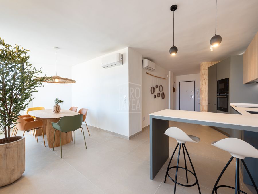 Penthouse de luxe dans le port de Jávea avec vue dégagée