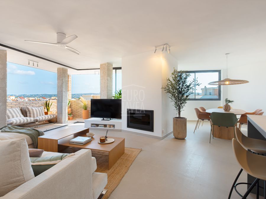 Penthouse de luxe dans le port de Jávea avec vue dégagée