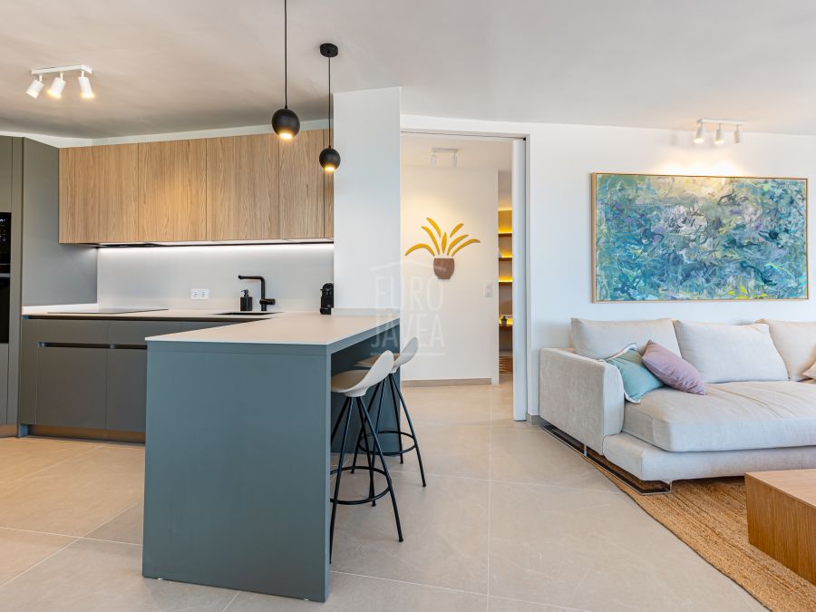Penthouse de luxe dans le port de Jávea avec vue dégagée