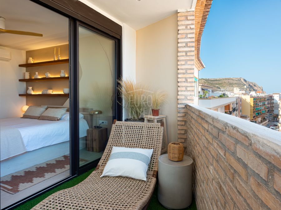 Penthouse de luxe dans le port de Jávea avec vue dégagée