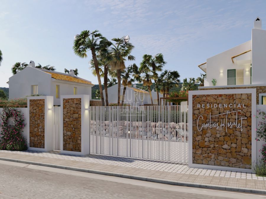 Luxury townhouse in the Cumbres del Tosalet residential area, Jávea