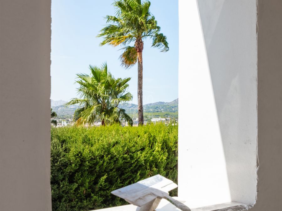 Villa Paros de plain-pied en construction avec vue dégagée sur le Montgó