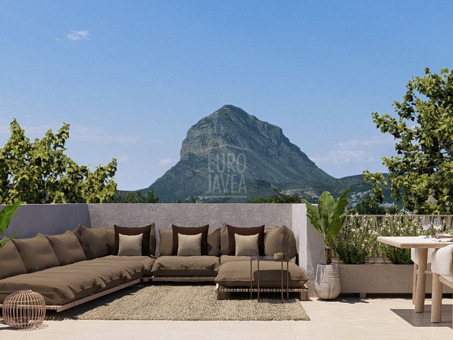 Luxury penthouse with spacious terrace in the Blooming Village Residence, Jávea