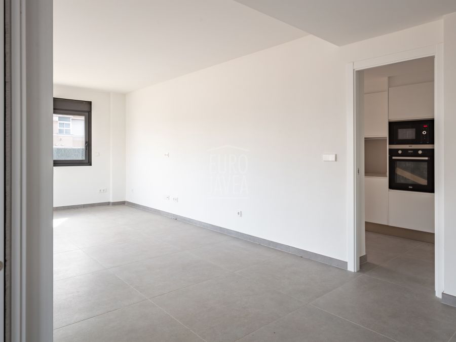 Appartement neuf en rez-de-chaussée avec grand espace extérieur à Arenal, Jávea