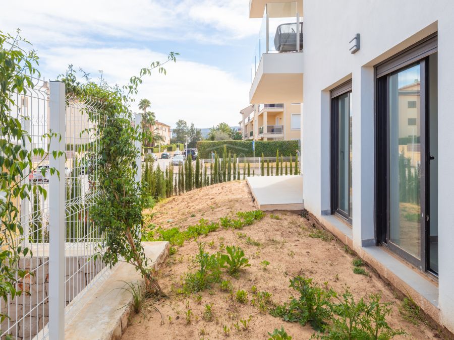 Appartement neuf en rez-de-chaussée avec grand espace extérieur à Arenal, Jávea