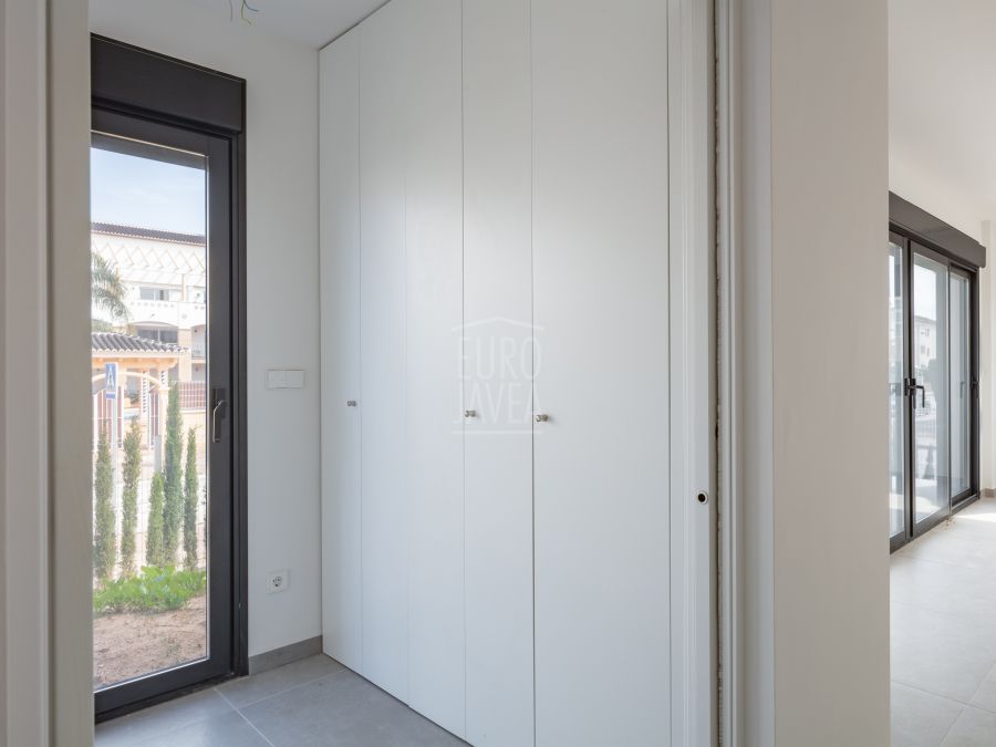 Appartement neuf en rez-de-chaussée avec grand espace extérieur à Arenal, Jávea