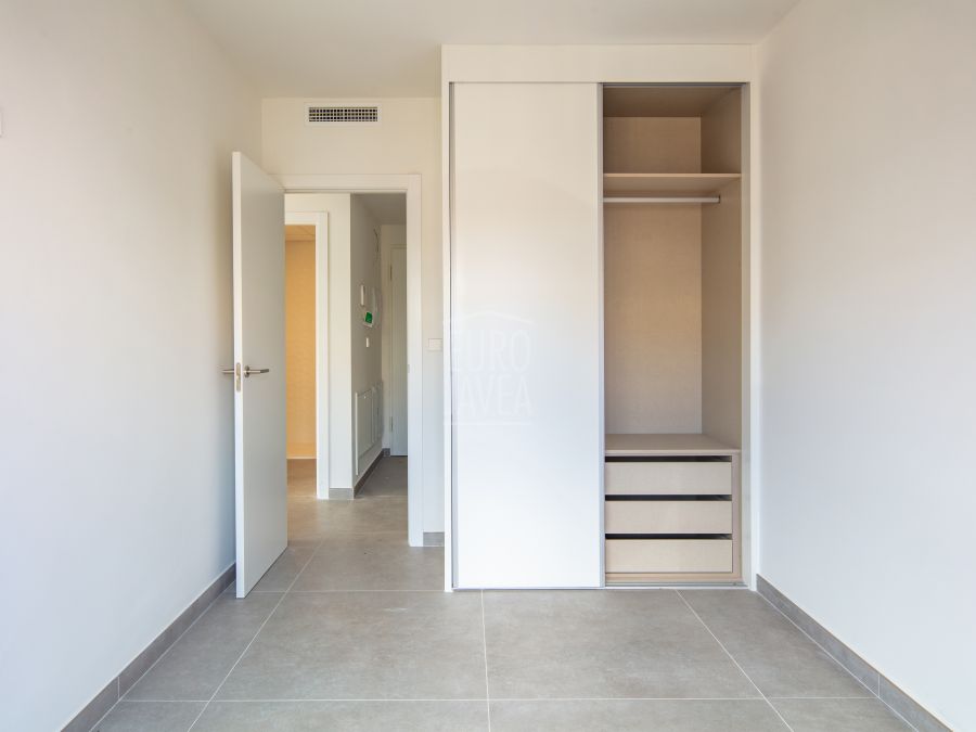 Appartement neuf en rez-de-chaussée avec grand espace extérieur à Arenal, Jávea