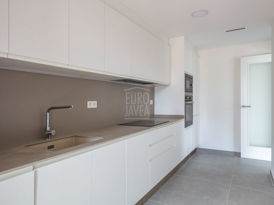 Appartement neuf en rez-de-chaussée avec grand espace extérieur à Arenal, Jávea