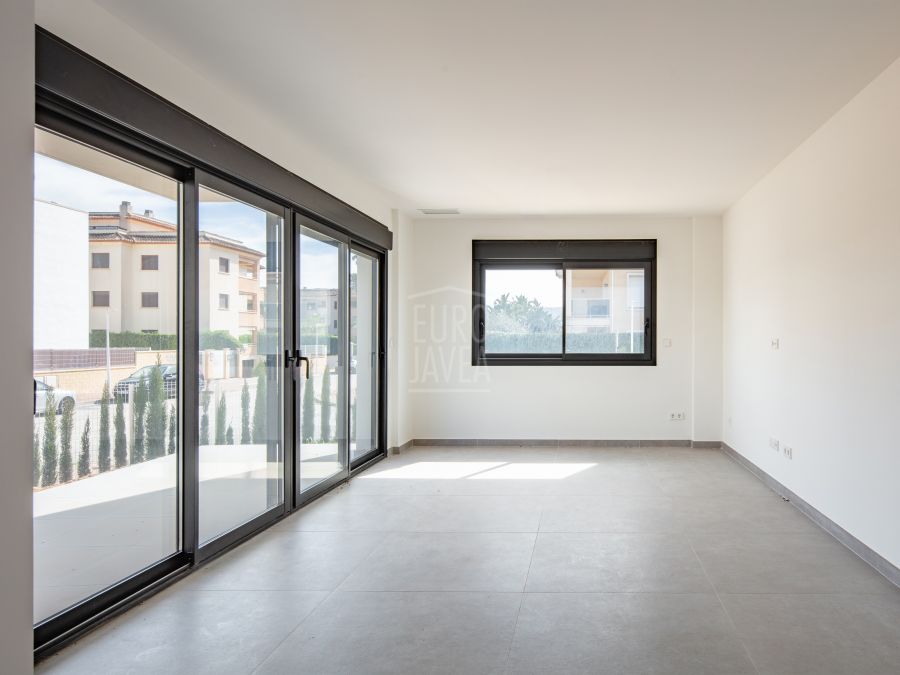 Appartement neuf en rez-de-chaussée avec grand espace extérieur à Arenal, Jávea