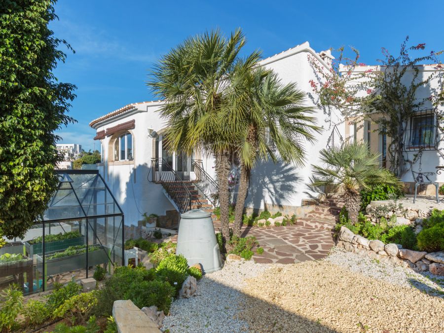 Traditional Mediterranean Villa Margarita with Panoramic Sea Views, in Jávea