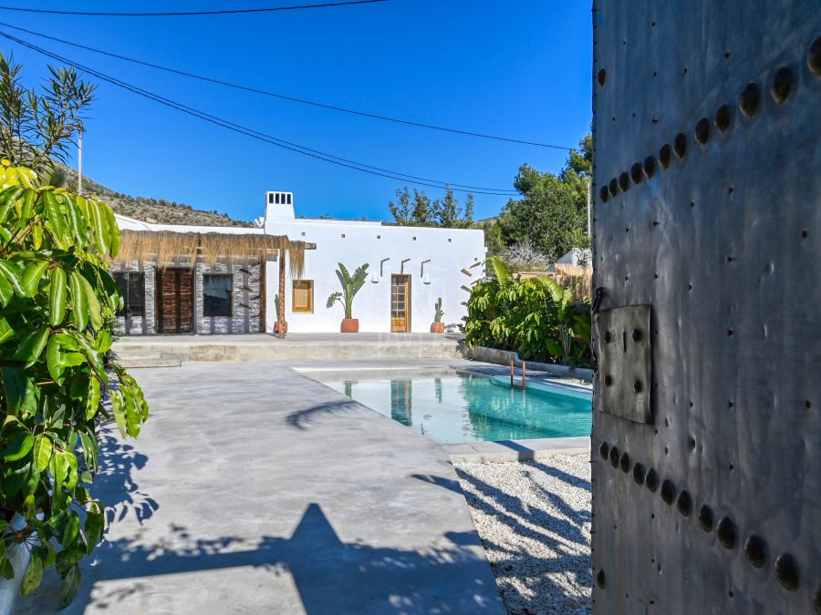 Villa Noma, an Ibizan-style villa set in nature with views of Montgó