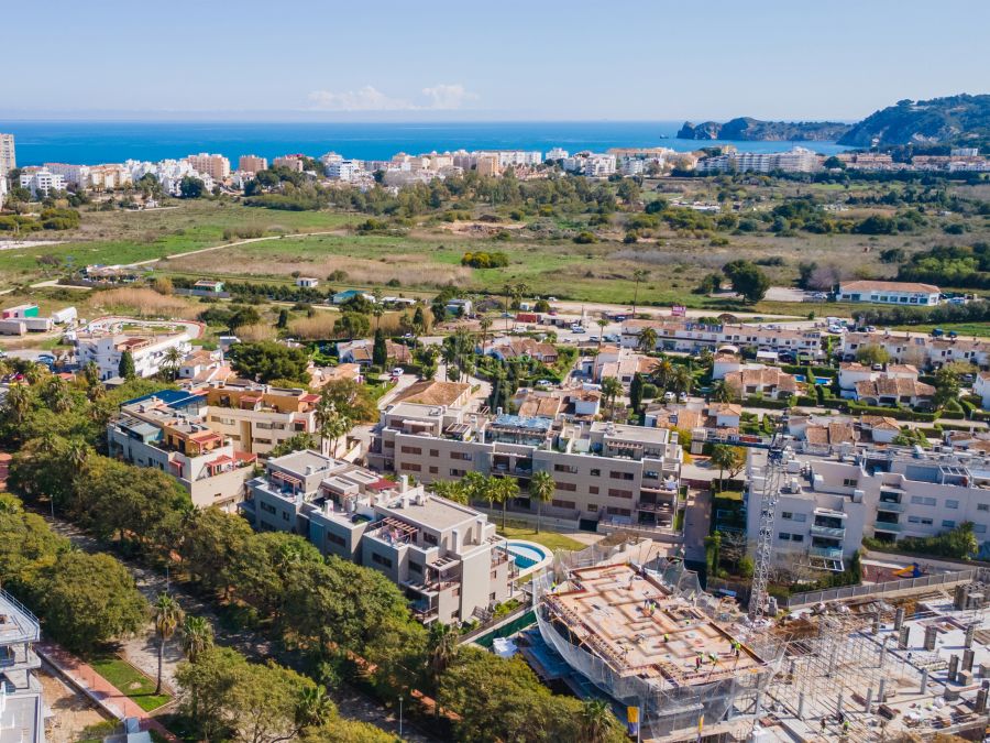 Modern duplexappartement met panoramisch uitzicht vlak bij het Arenal-strand in Jávea